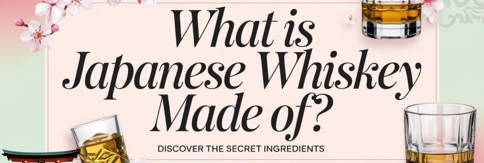 What Is Japanese Whiskey Made Of