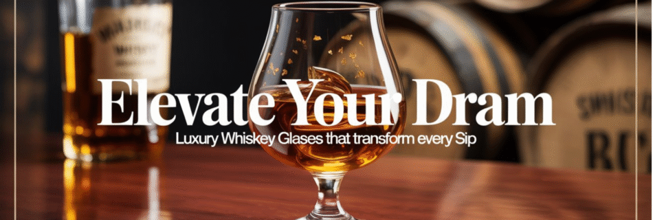 the DUJUST Luxury Whiskey Snifter Glasses