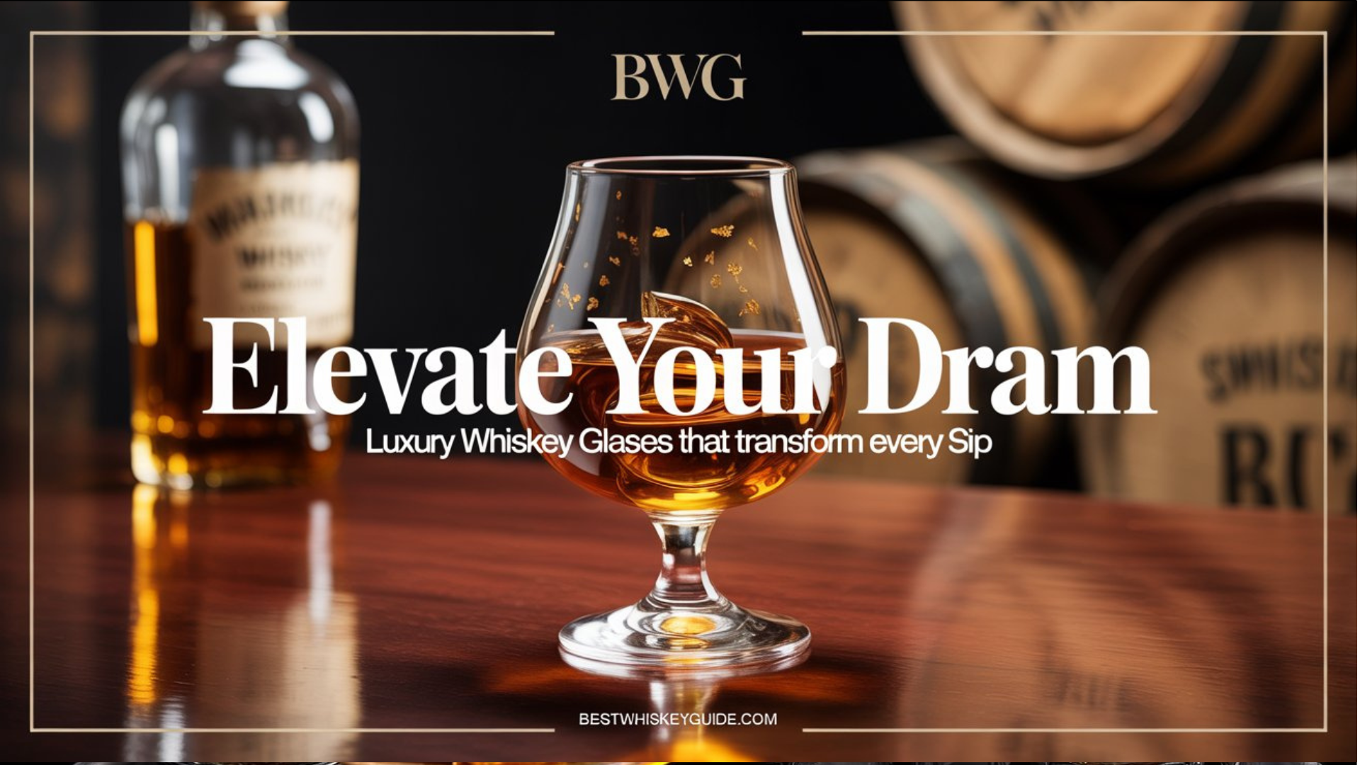 the DUJUST Luxury Whiskey Snifter Glasses